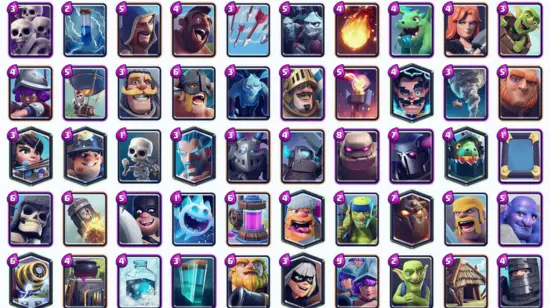 clash royale all cards available