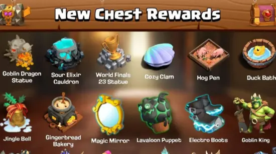 clash royale chest rewards