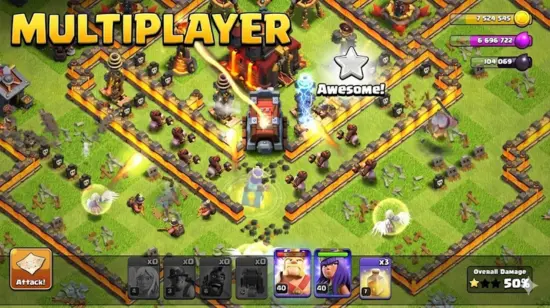 coc multiplayer unlimited resources