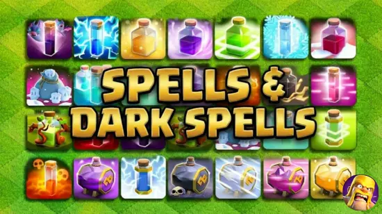 coc spells and dark spells